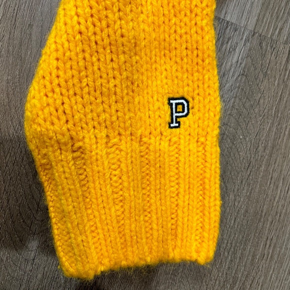 Victoria’s Secret PINK Boyfriend Sweater Gold Glow Color, Size S‎ - Picture 4 of 6